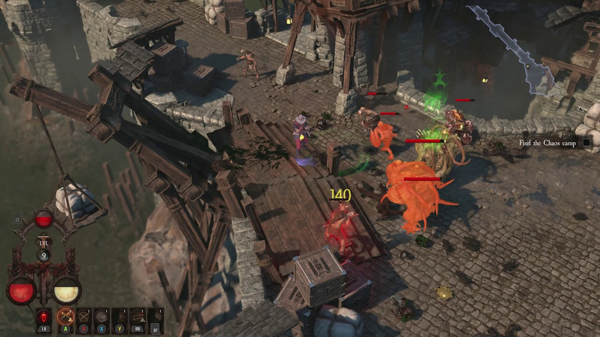 Local coop gameplay of Diablo 4 on PlayStation 5 