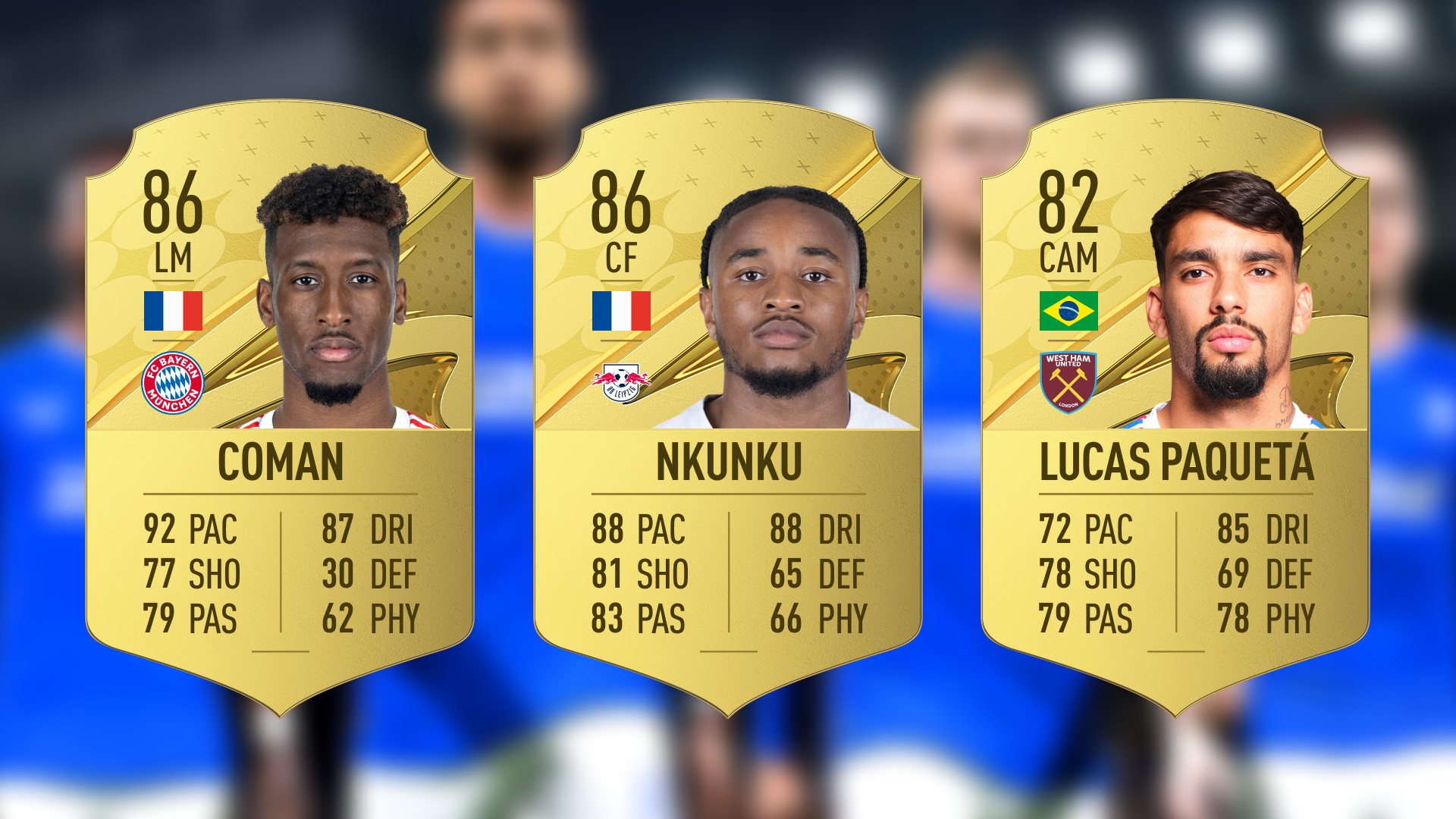 Coman, Nkunku, and Paquetá new FIFA 23 players with 5 star skills