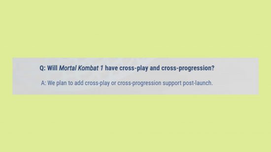 Mortal Kombat 1 Won't Have Crossplay At Launch - GameSpot