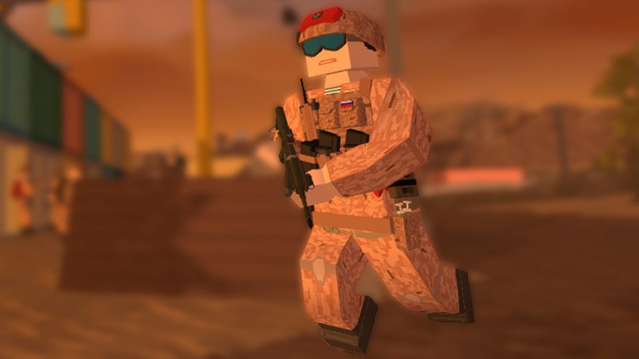 BattleBit Remaster: A soldier running