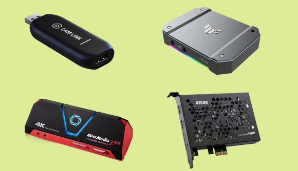 Best capture cards - image shows four of them floating around.