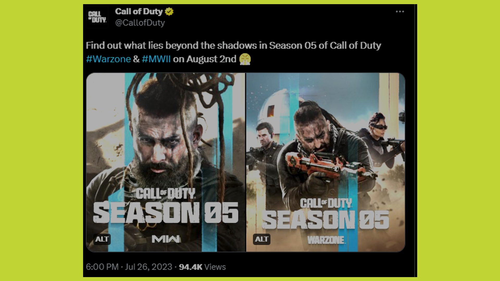 Call of Duty: Modern Warfare 2 & Warzone - Official Season 5