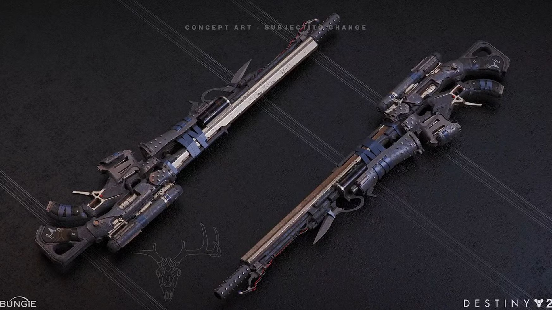 destiny concept art weapons
