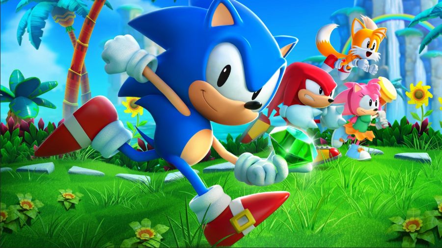 Sonic Superstars: Sonic, Tails, Knuckles, and Amy can be seen