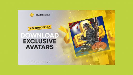 PS Plus Season of Play: an image of the avatars on offer for PS5 and PS4