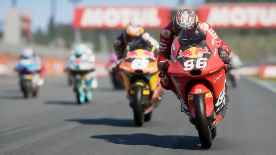 Best PS5 racing games: a group of motorcyclists 