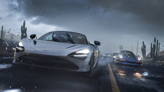 Best Xbox battle royale games: two supercars racing each other in Forza Horizon 5