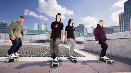 Best Xbox One Games: An image of four skaterboarders in Skater XL.