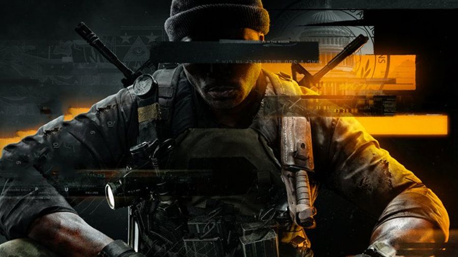 Call of Duty Black Ops 6: An image of a soldier on his knees against a dark background.
