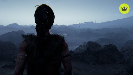 Hellblade 2 gameplay impressions: Senua looking out onto the Icelandic landscape