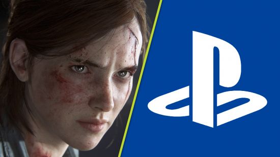 Naught y Dog new game redefine mainstream preceptions of gaming: Ellie next to the PS logo