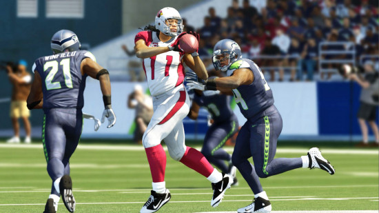 New PS4 games: football players attempting to bring down a runner