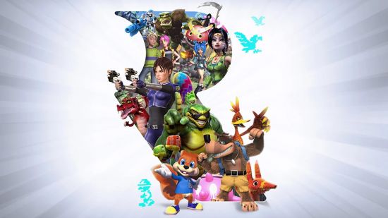 Xbox Exclusives: An image of the character roster in RARE Replay.