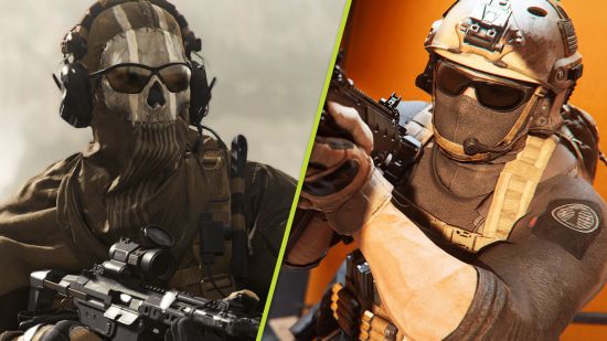 Call of Duty Warzone 2 release date: Ghost next to a masked operator