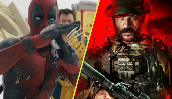MW3 Deadpool Wolverine: An image of Deadpool and Wolverine, and Captain Price in Call of Duty MW3.