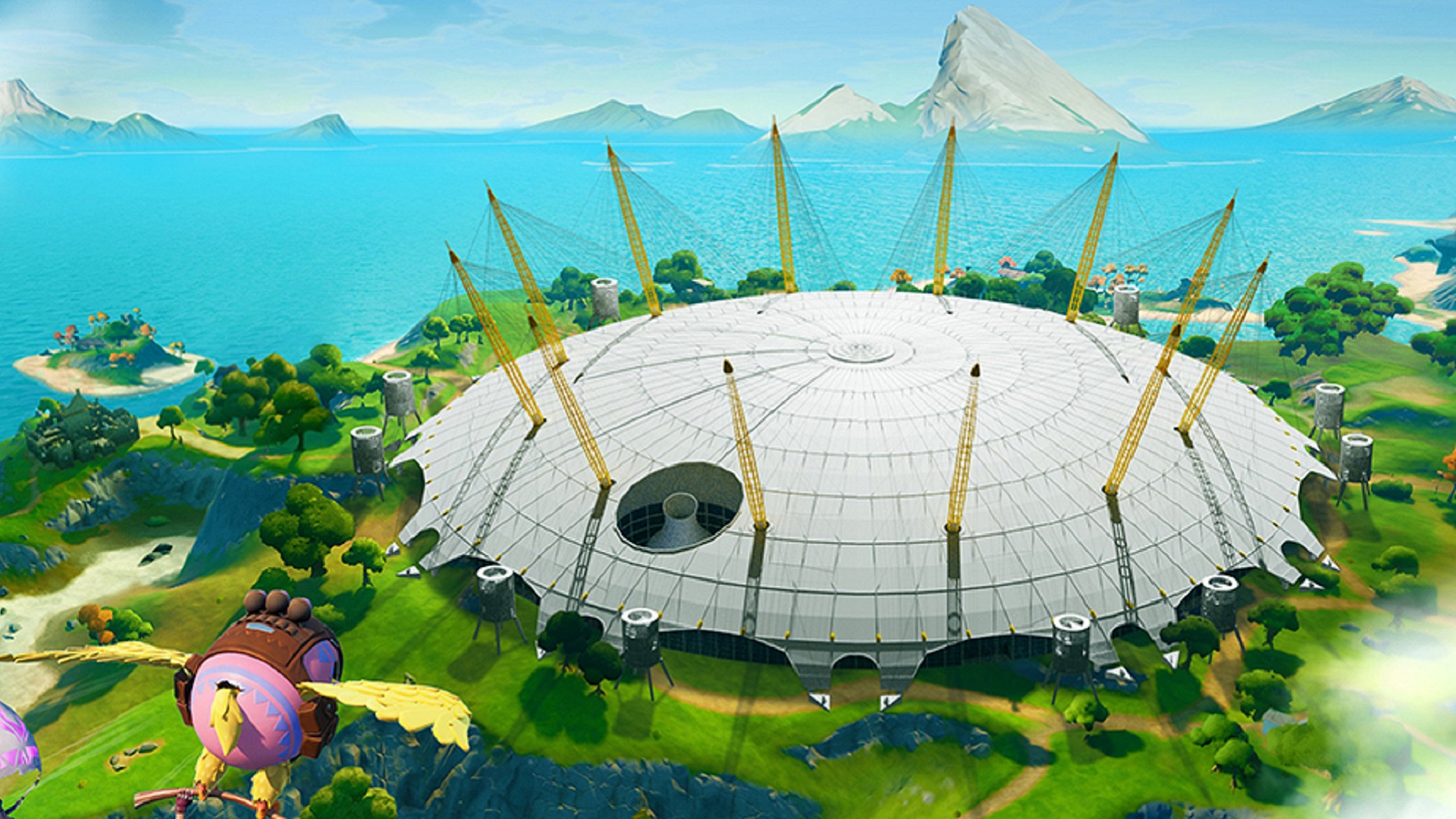 The O2 arena is back open… in Fortnite The Loadout